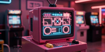 The Pixel Cabinet - themed image
